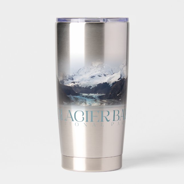 Glacier Bay Tumbler, National Park Travel Mug Insulated Tumbler (Front)