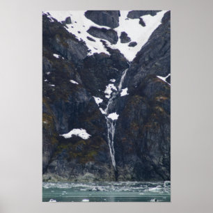 Glacier Bay Waterfall Poster 2