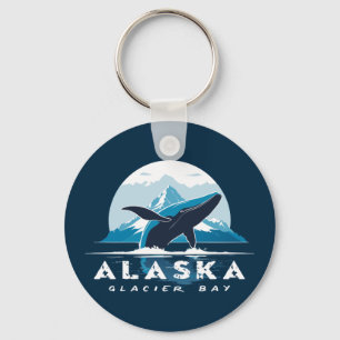 Glacier Bay Whale - Alaska Keychain