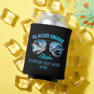 Glacier Cruise Alaska Scenic Icebergs, Mountains Can Cooler