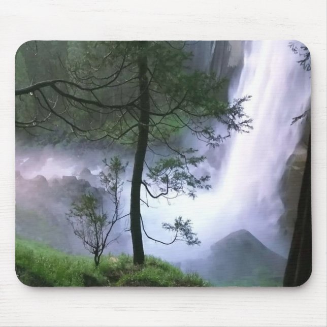 Glacier Falls Mouse Pad (Front)