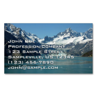 Glacier-Fed Waters of Alaska Business Card Magnet