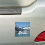 Glacier-Fed Waters of Alaska Car Magnet