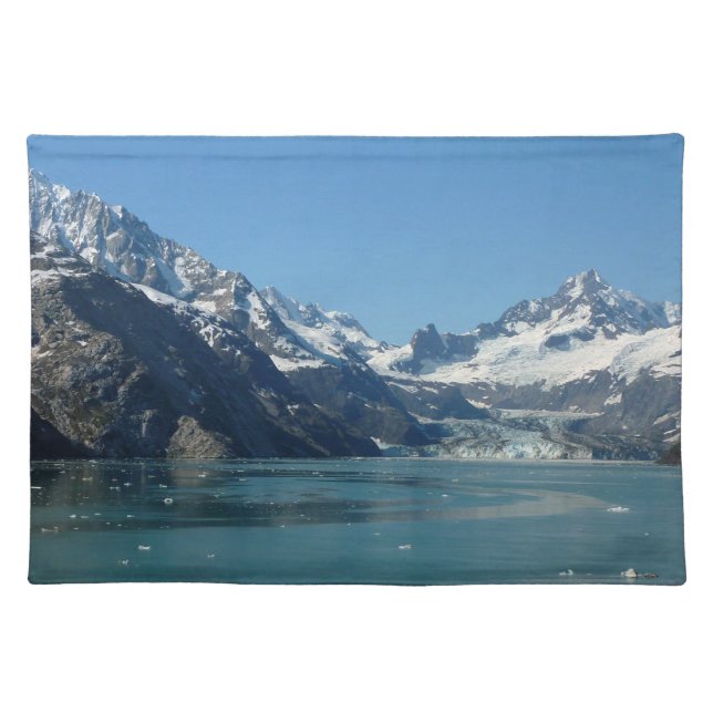 Glacier-Fed Waters of Alaska Cloth Placemat (Front)