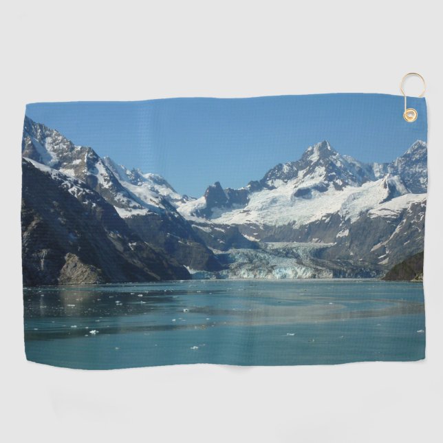 Glacier-Fed Waters of Alaska Golf Towel (Horizontal)