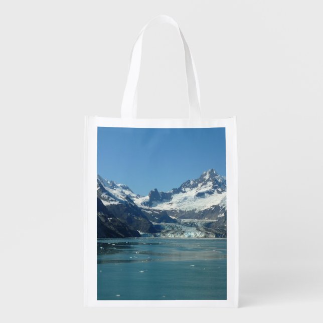 Glacier-Fed Waters of Alaska Grocery Bag (Front)