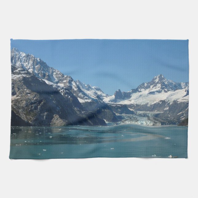 Glacier-Fed Waters of Alaska Kitchen Towel (Horizontal)