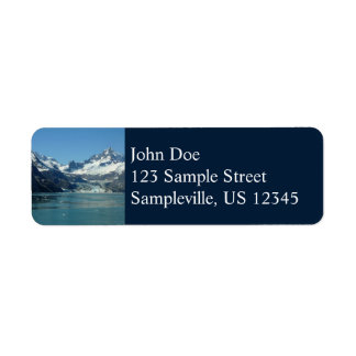Glacier-Fed Waters of Alaska Label