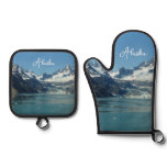 Glacier-Fed Waters of Alaska Oven Mitt & Pot Holder Set