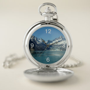 Glacier-Fed Waters of Alaska Pocket Watch