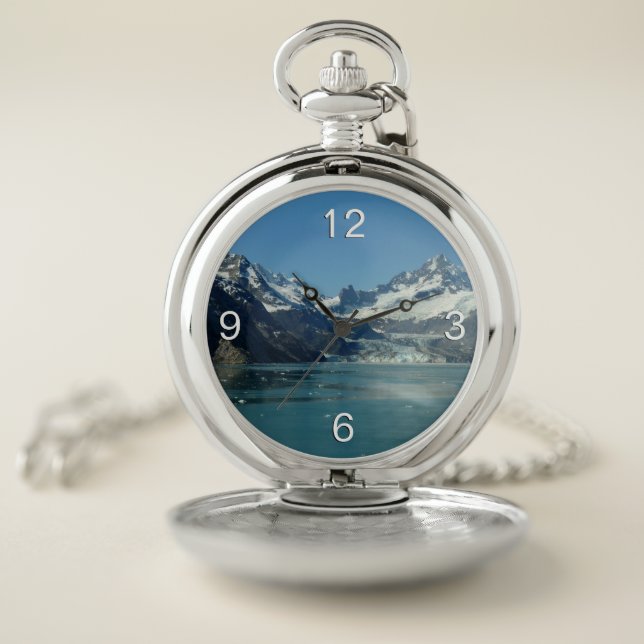 Glacier-Fed Waters of Alaska Pocket Watch (Inside)
