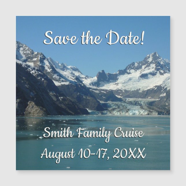 Glacier-Fed Waters of Alaska Save the Date (Front)