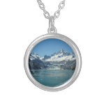 Glacier-Fed Waters of Alaska Silver Plated Necklace