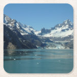 Glacier-Fed Waters of Alaska Square Paper Coaster