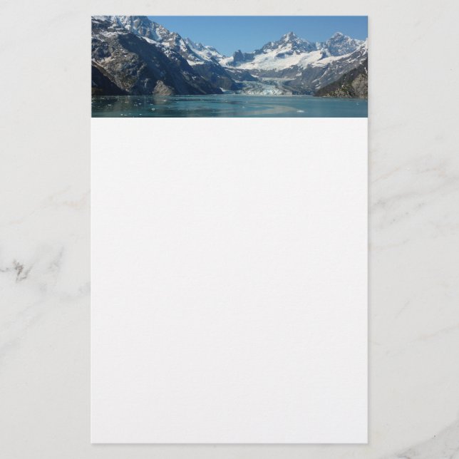 Glacier-Fed Waters of Alaska Stationery (Front)