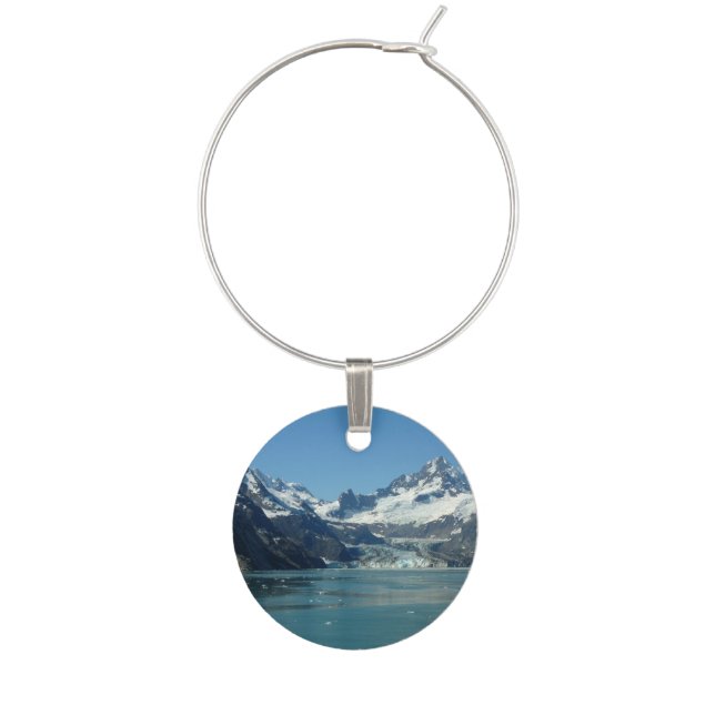 Glacier-Fed Waters of Alaska Wine Charm (Front)