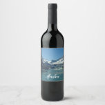 Glacier-Fed Waters of Alaska Wine Label