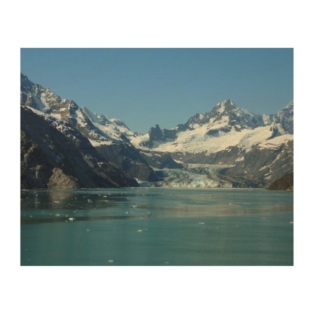 Glacier-Fed Waters of Alaska Wood Wall Art (Front)