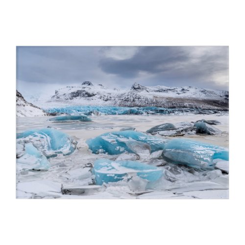 Glacier Ice landscape Iceland Acrylic Print