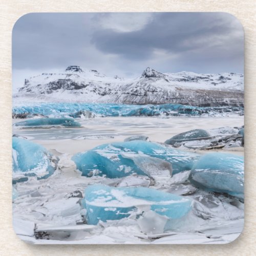 Glacier Ice landscape Iceland Beverage Coaster