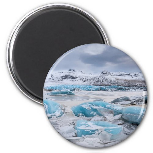 Glacier Ice landscape Iceland Magnet