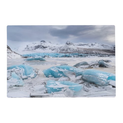 Glacier Ice landscape Iceland Placemat