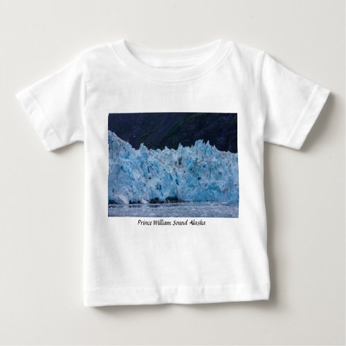 Glacier in Prince William Sound Alaska Baby T_Shirt