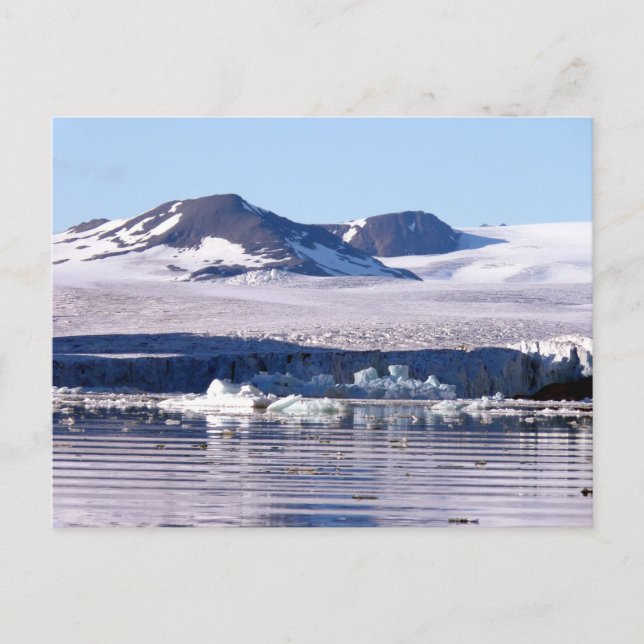 Glacier in Svalbard Postcard (Front)