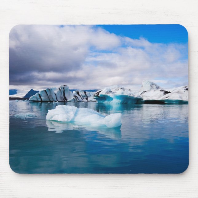 Glacier Lagoon Mouse Pad (Front)