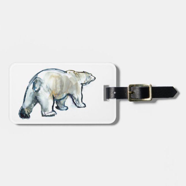 Glacier MInt Luggage Tag (Front Horizontal)