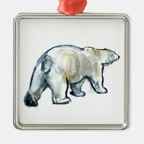 Glacier MInt Metal Ornament