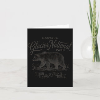 Glacier Montana National Parks Outdoors Nature Card