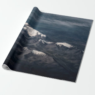 GLACIER MOUNTAINS DURING DAY WRAPPING PAPER