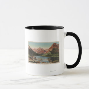 Glacier, MT - View of the Many Glacier Region Mug
