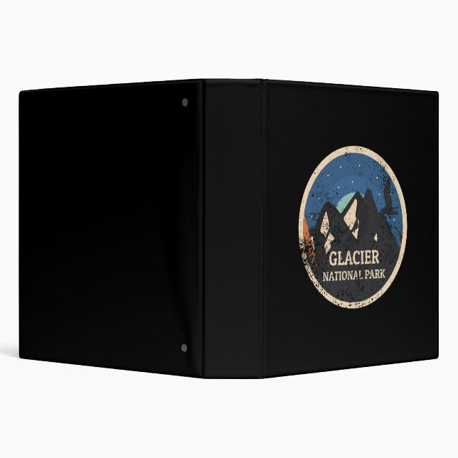 Glacier National Park 3 Ring Binder (Background)