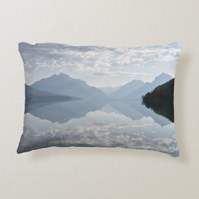 Glacier National Park Accent Pillow (Back)