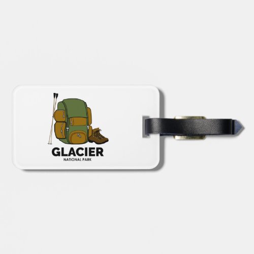 Glacier National Park Backpack Luggage Tag
