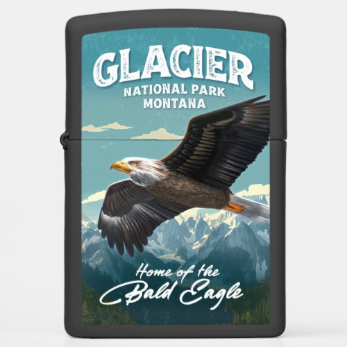 Glacier National Park Bald Eagle Zippo Lighter