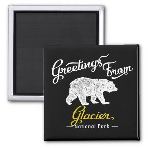 Glacier National Park Bear Magnet