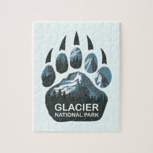 Glacier National Park Bear Paw Jigsaw Puzzle