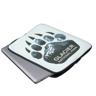 Glacier National Park Bear Paw Laptop Sleeve