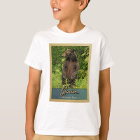 Glacier National Park Bear Vintage Travel