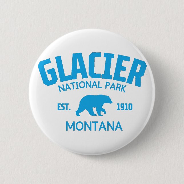 Glacier National Park Button (Front)