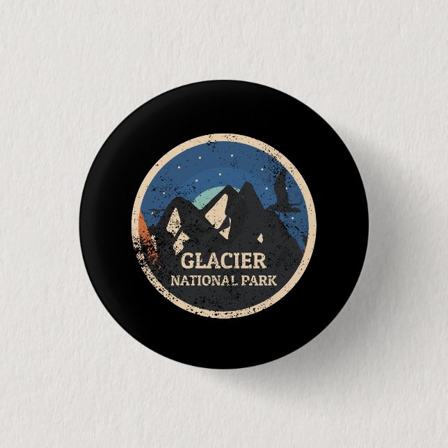 Glacier National Park Button (Front)