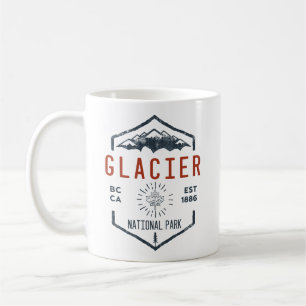 Glacier National Park Canada Vintage Distressed Coffee Mug