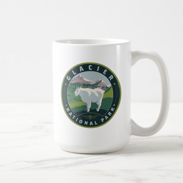 Glacier National Park Coffee Mug (Right)