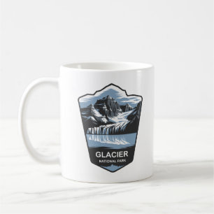 Glacier National Park Emblem Coffee Mug