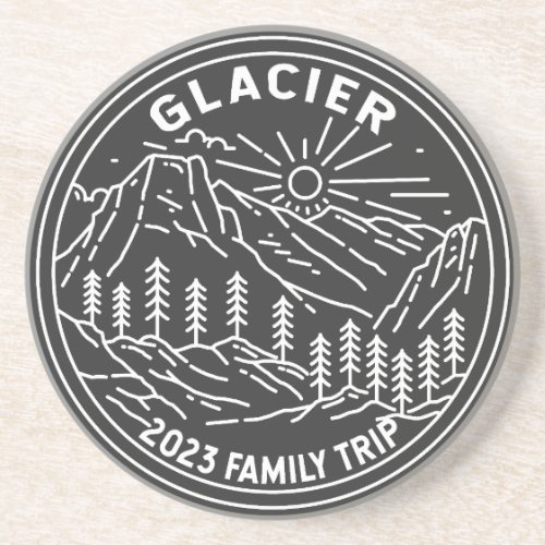 Glacier National Park Family Trip Monoline  Coaster