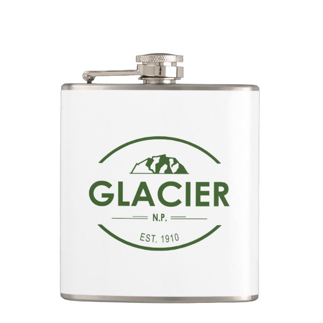 Glacier National Park Flask (Front)