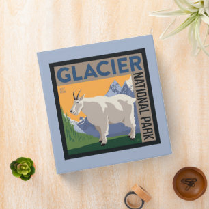 Glacier National Park   Goat 3 Ring Binder